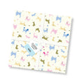 Playful Dogs 10x10 Squares - 42 Pieces