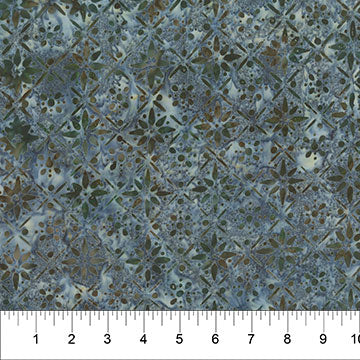 NC Pearls Gray Daisy Tile