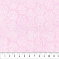 Banyan Pastel Pink Hexies Neutral Cotton 44"/45" Fabric Per Yard