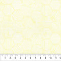 Banyan Pastel Yellow Hexies Neutral Cotton 44"/45" Fabric Per Yard