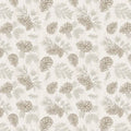 WL Wildlife Trail Cream Pinecones & Sprigs