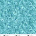 Spiral Storm Aqua Swirl Texture 118" Orchid Cotton Wideback Fabric per yard