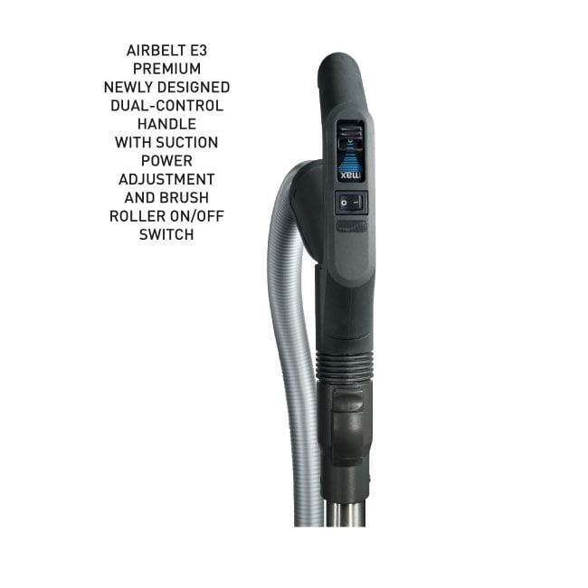 SEBO AIRBELT E3 Premium Canister Vacuum Cleaner - White