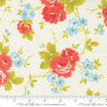 Multi Rosie Whipped Cream Wideback Fabric Per Yard