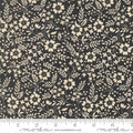 Dark Blue Arabesque Meadow Midnight Cotton 44"/45" Fabric Per Yard