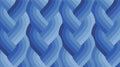 Echo Braid Royal Blue Cotton 44" / 45" Fabric per yard