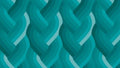 Echo Braid Teal Cotton 44" / 45" Fabric per yard