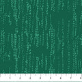 Green Dashes Seasons Basics Cotton 44"/45" Fabric Per Yard