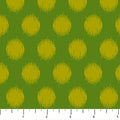 Pop Sugar Green Dots Cotton 44"/45" Fabric Per Yard