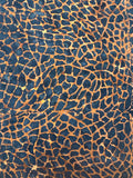 MO Blue Ridge Batik Navy and Rust
