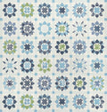 Nantucket Summer Cuddle Swoon Cheater Patchwork Multi Polyester 44" / 45" Fabric per yard