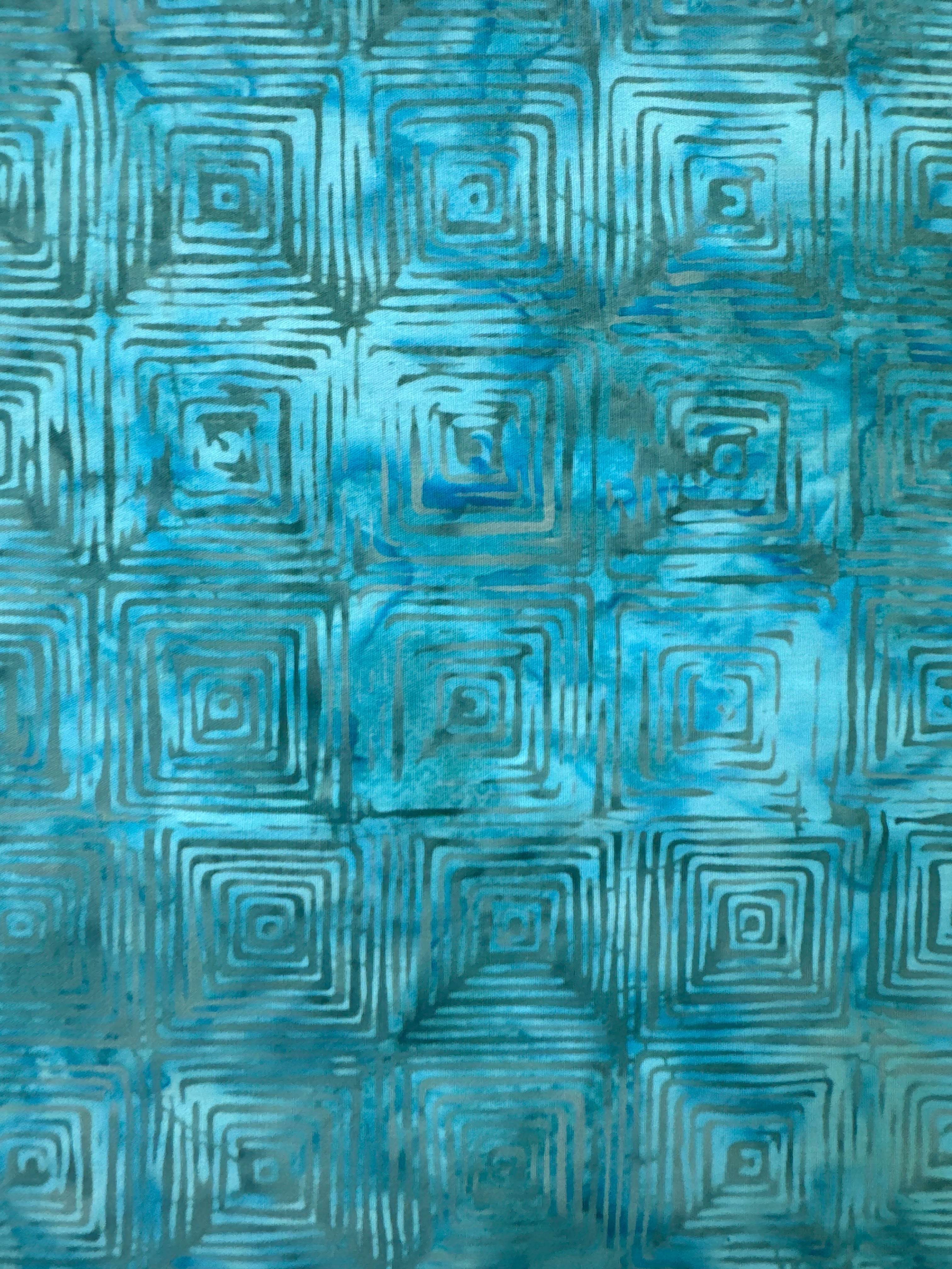 AN Jaqueline Squares Geo Blue