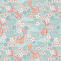 LI Sakura Koi on eau de nil with gold metallic A919