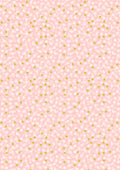 LI Sakura Tiny Blossoms, Pink, Gold Metallic A920A