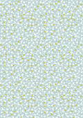 LI Sakura blossoms, Light Blue, Gold Metallic A920B