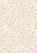 LI Sakura Neutral, Pink Flowers, Gold Metallic A923A