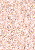 LI Sakura Pink Flowers, Gold Metallic A923B