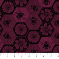 Indelible Ink Busy Mulberry Cotton 44"/45" Fabric Per Yard