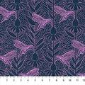 Indelible Ink Humming Navy Cotton 44"/45" Fabric Per Yard