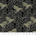Indelible Ink Humming Black Cotton 44"/45" Fabric Per Yard