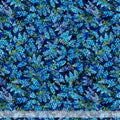 ATXSH Texas Bluebonnets Navy Cotton 44"/45" Fabric Per Yard