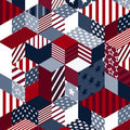 American Dream Multi Digital Cuddle Fabric per yard