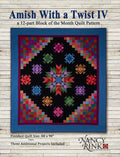 Amish With A Twist IV BOM Pattern Booklet