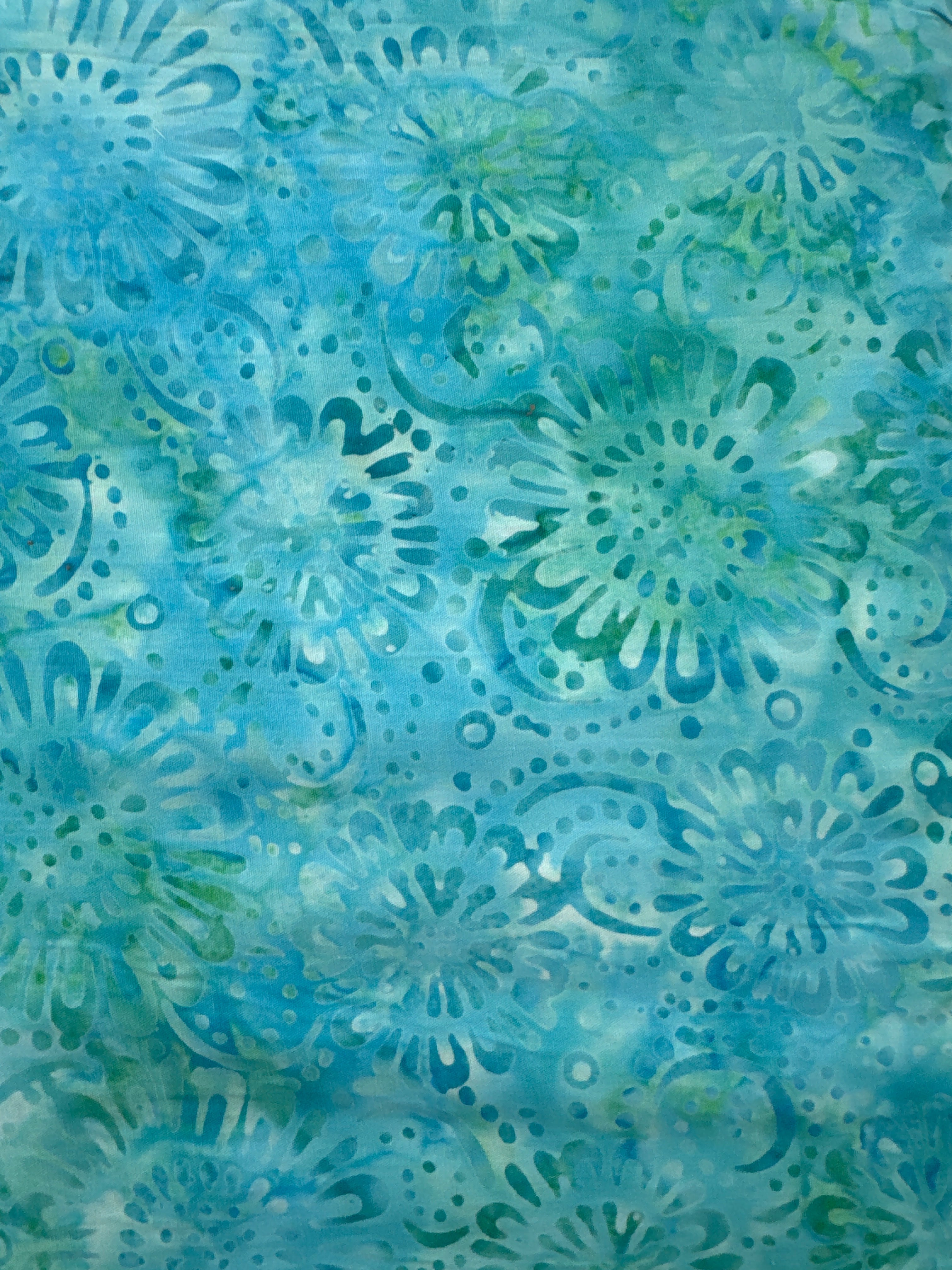 WL Flowers and Circles Aqua