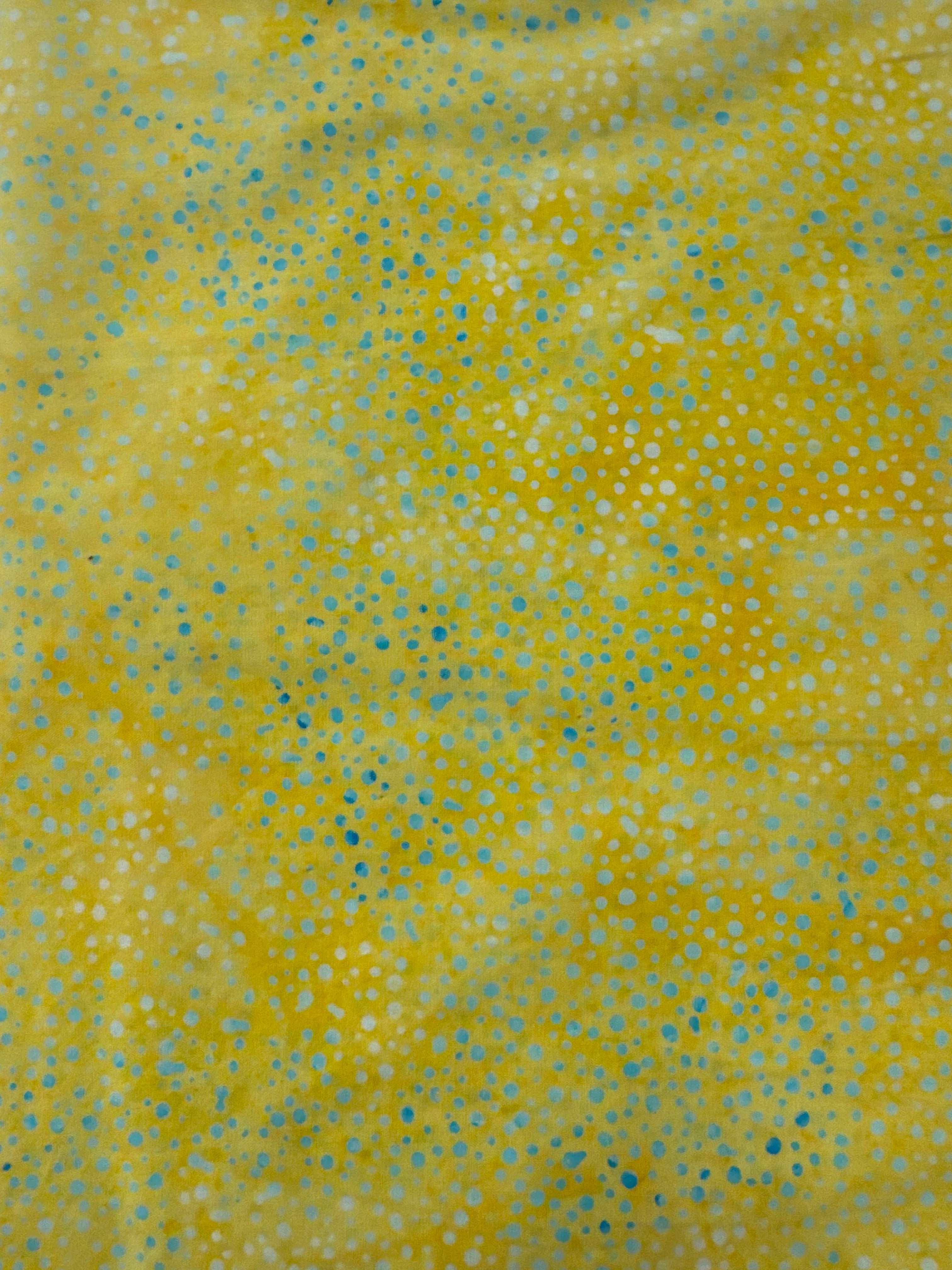 HO French Yellow Teal Dots