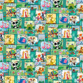 BL Zoo Crew Teal Patchwork 3866