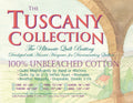 Batting Tuscany Unbleached Cotton 120in x 120in King