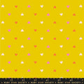 Best Day Ever Golden Hour Hearts Cotton 43"/44" Fabric Per Yard