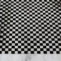 Black Checkerboard Vinyl 1/2yd