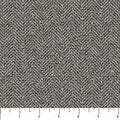 Black Chevron Haberdashery Flannel Fabric per Yard