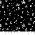 Black Ditsy Ink and Earth Cotton 44"/45" Fabric Per Yard