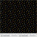 Black Floret Midnight Blooms Cotton 44"/45" Fabric Per Yard