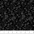Black/Gray 28529-99 Nature's Sketchbook Cotton 44"/45" Fabric Per Yard