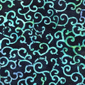 Black Iron Scrollwork Cotton Wideback Fabric per yard