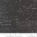 Black Modern Backgrounds Equations Cotton Wideback Fabric Per Yard