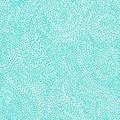 Blue Aqua Vine Maze Cotton Wideback Fabric Per Yard