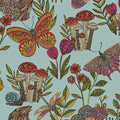 Blue Green Teal Small Wonders Toss Cotton 44"/45" Fabric Per Yard