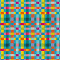 Blue Mingle Check Cotton 44"/45" Fabric Per Yard