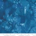 Blue Navy Flow Basic Watercolor Painting 44"/45" Fabric Per Yard