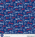 Blue Patriotic Minis PMIN-6043-B Cotton 44”/45” Fabric Per Yard