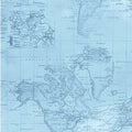 Blue Sea Navigation Light Blue Cotton Wideback Fabric Per Yard
