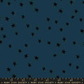 Blue Smoke Starry Wideback Fabric per yard