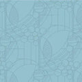 Blue Water Palette March Balloons Cotton Wideback Fabric per yard