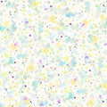Blue Yellow Paint Splatter Cotton Wideback Fabric per yard