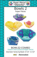 Bowls 2 Pattern and Paper Piece Pack