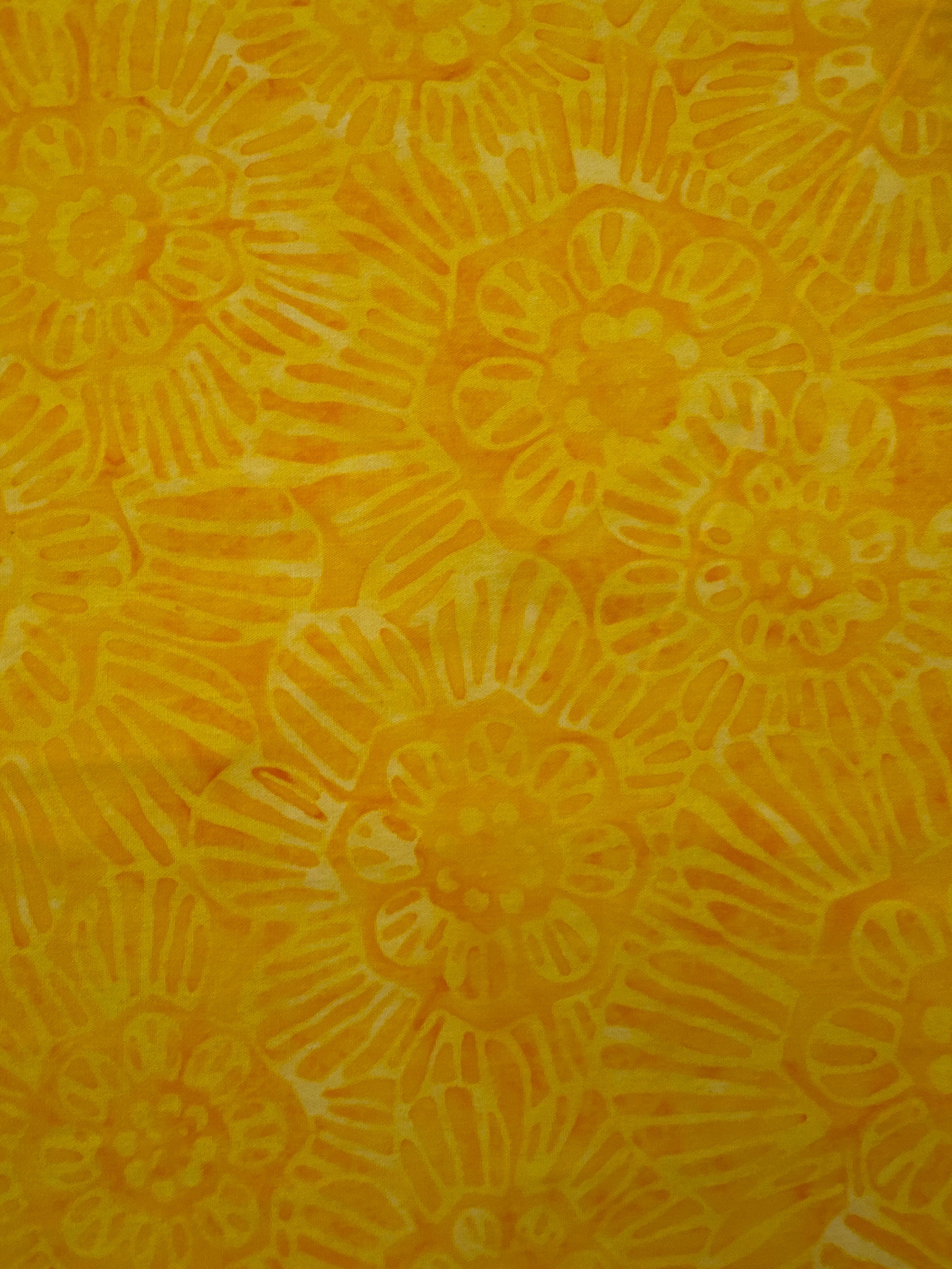 AN Etch Flowers Bright Yellow